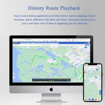 Gambar produk WIKOGER Alat Pelacak Mobil Motor Car GPS Tracker Alarm 2G 90V - ST901