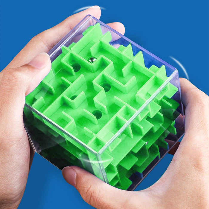UainCube 3D Maze Labyrinth Speed Puzzle Cube - 6178 Gambar produk UainCube 3D Maze Labyrinth Speed Puzzle Cube - 6178