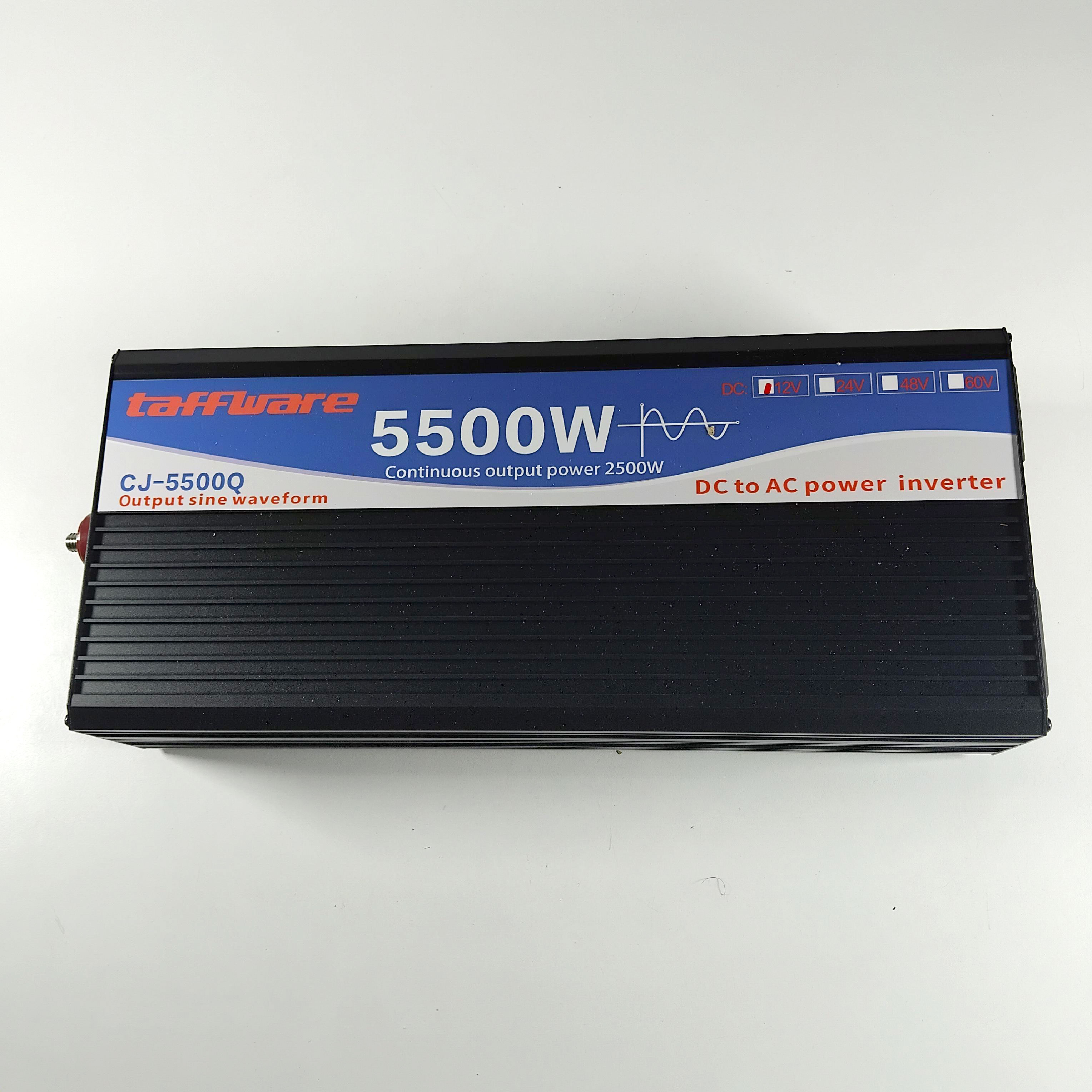 Taffware Power Inverter Pure Sine Wave DC 12V to AC 220V 5500W - CJ-5500Q Gambar produk Taffware Power Inverter Pure Sine Wave DC 12V to AC 220V 5500W - CJ-5500Q