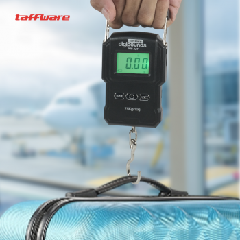 Gambar produk Taffware Digipounds Timbangan Koper Tas Digital Scale 75kg 0.01kg - WH-A27