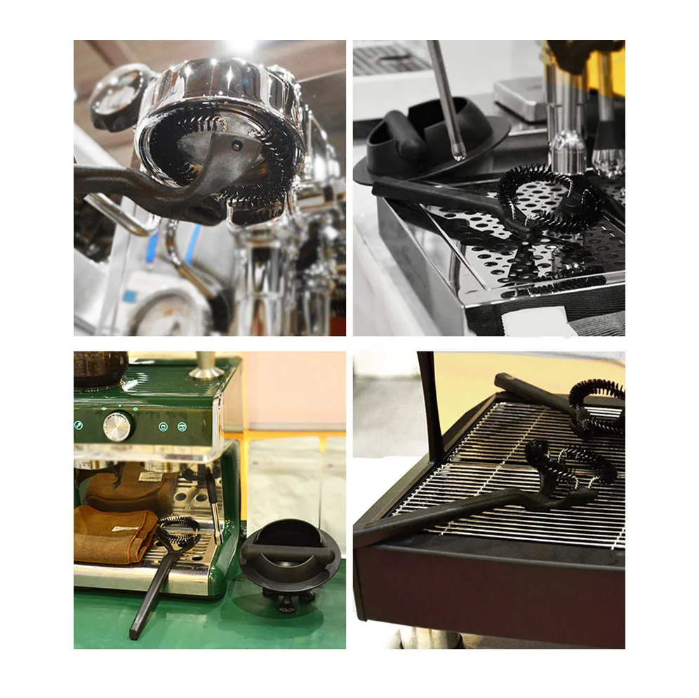 Gambar produk ALMAZ Sikat Mesin Kopi Espresso Machine Group Head Cleaning Brush 58mm - AD-231