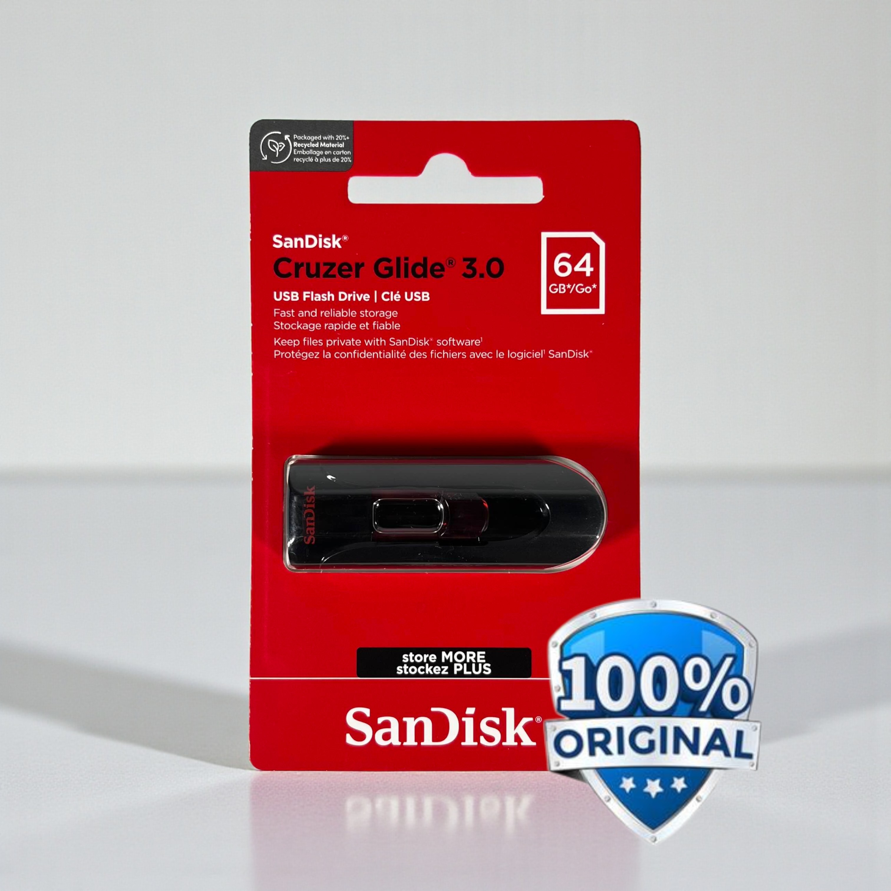Gambar produk SanDisk Cruzer Glide Flashdisk USB 3.0 64GB - SDCZ600