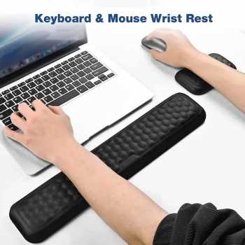 Vaydeer Sandaran Tangan Keyboard Mouse Wrist Rest Memory Foam - V415