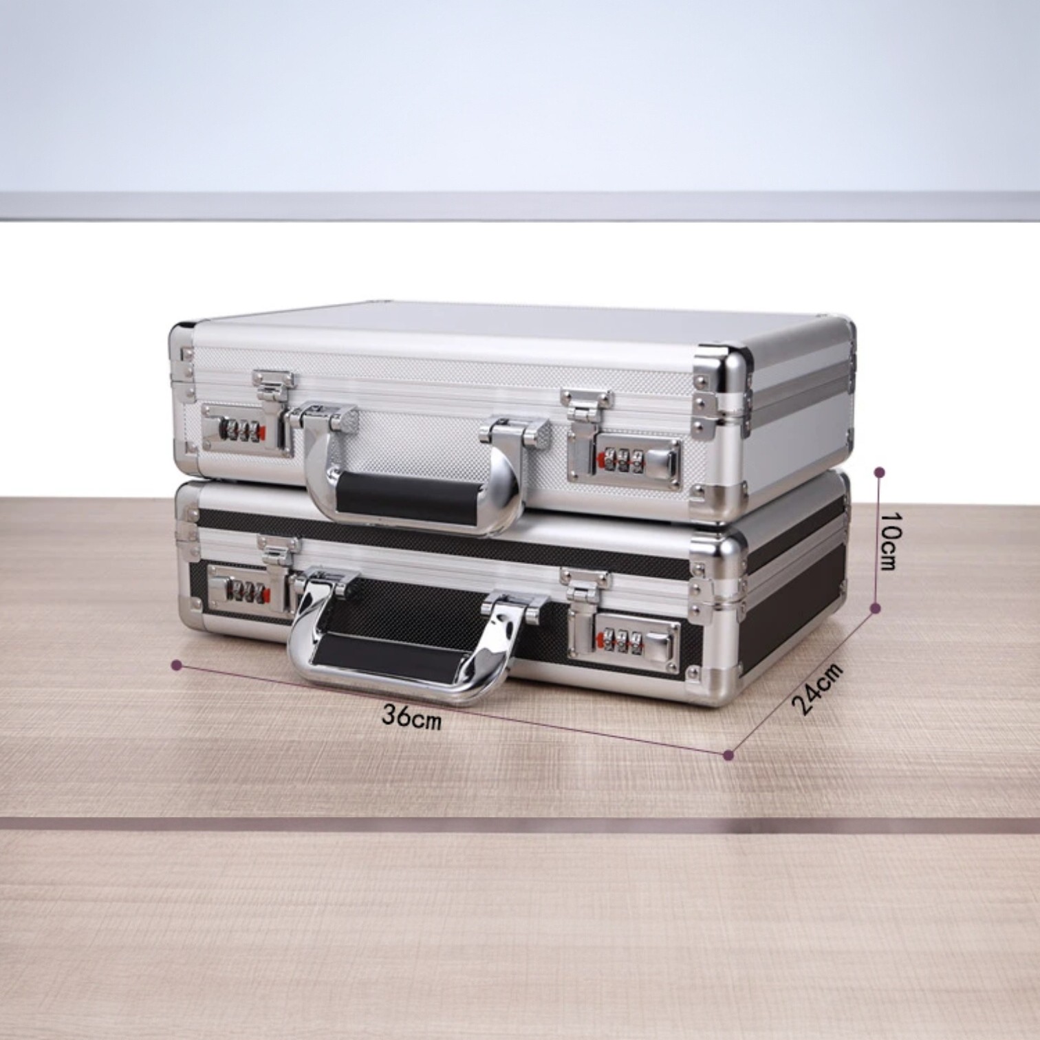 Gambar produk FNICEL Tas Koper Penyimpanan Dokumen Storage Hard Case 36x24x10cm - FN54