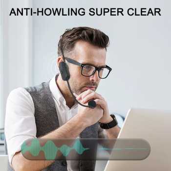 Gambar produk CLOVEY Wireless Lavalier Lapel Microphone 6.35mm Adapter 2.4G 2 Mic - SI09