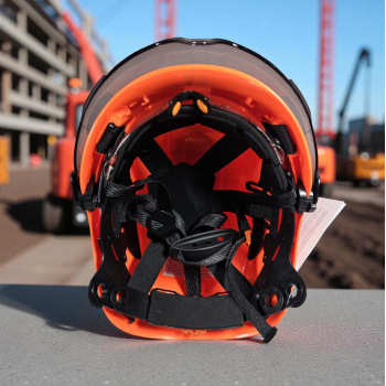 Gambar produk Aolamegs Helm Proyek Konstruksi K3 Safety Protection Double Visor - SF06