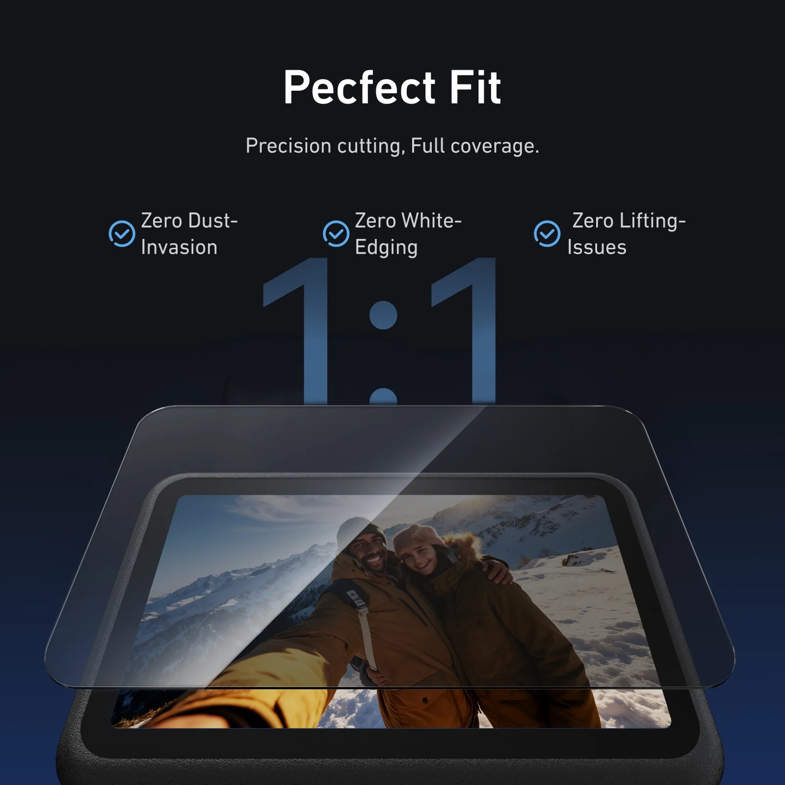 TELESIN Tempered Glass Protective Film DJI Osmo Action 6 One Set - S6-FLM-25 Gambar produk TELESIN Tempered Glass Protective Film DJI Osmo Action 6 One Set - S6-FLM-25