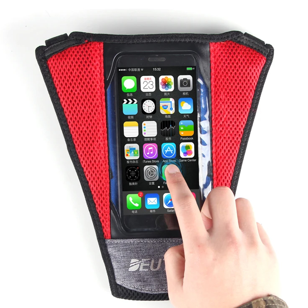 Gambar produk Deuter Jaring Keringat Sepeda Sweatband Bicycle Net Pouch Touchscreen - D660