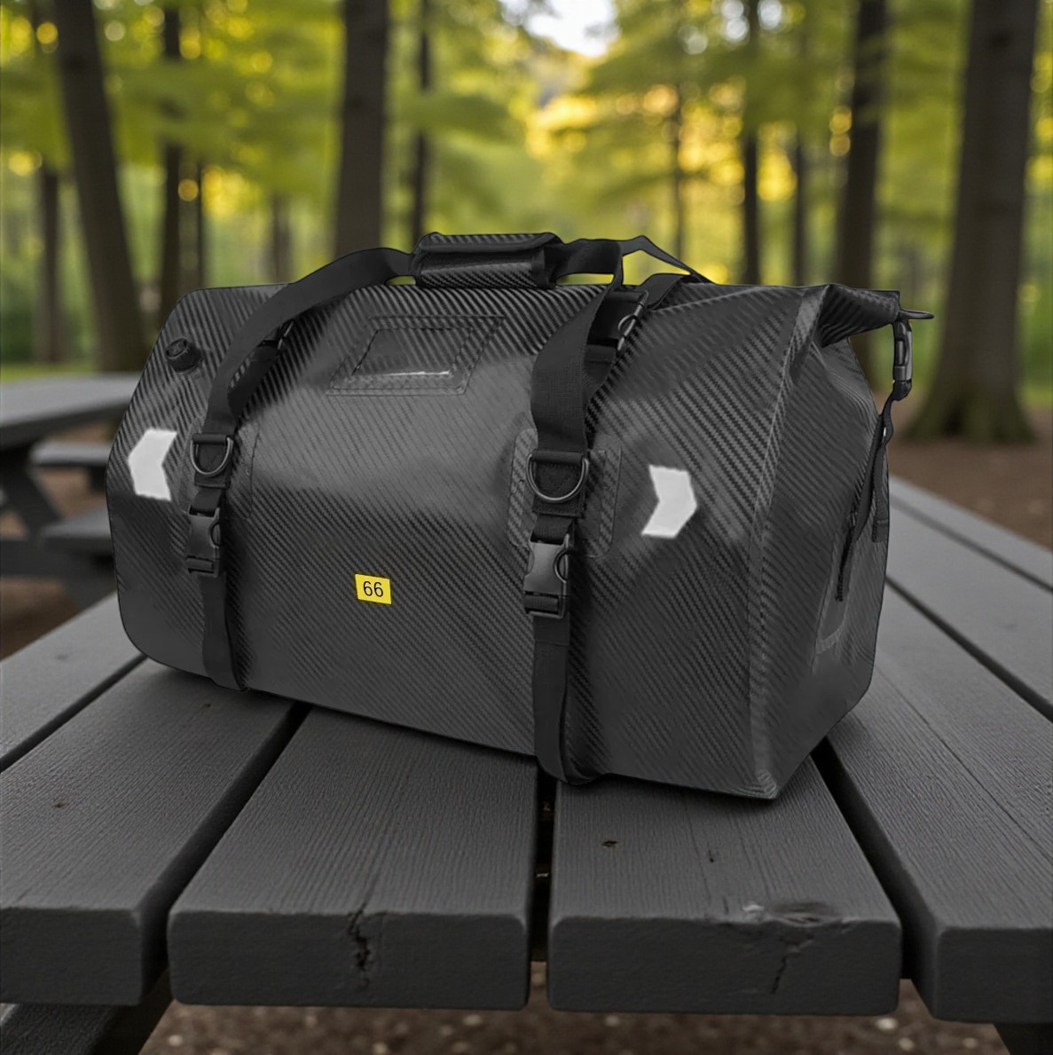 CHINK Tas Motor Touring Back Seat Tail Pannier Bag Waterproof PVC 66L - CH03 Gambar produk CHINK Tas Motor Touring Back Seat Tail Pannier Bag Waterproof PVC 66L - CH03