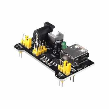 Gambar produk AOKIN Power Supply Module Breadboard Dual Channel 3.3/5V - MB102
