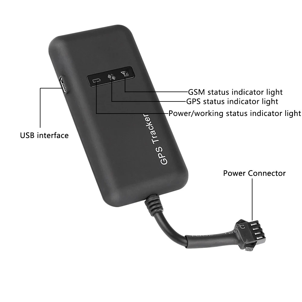 Gambar produk Beidou Alat Pelacak Mobil Motor Car GPS Tracker Alarm 2G 36V - GT02