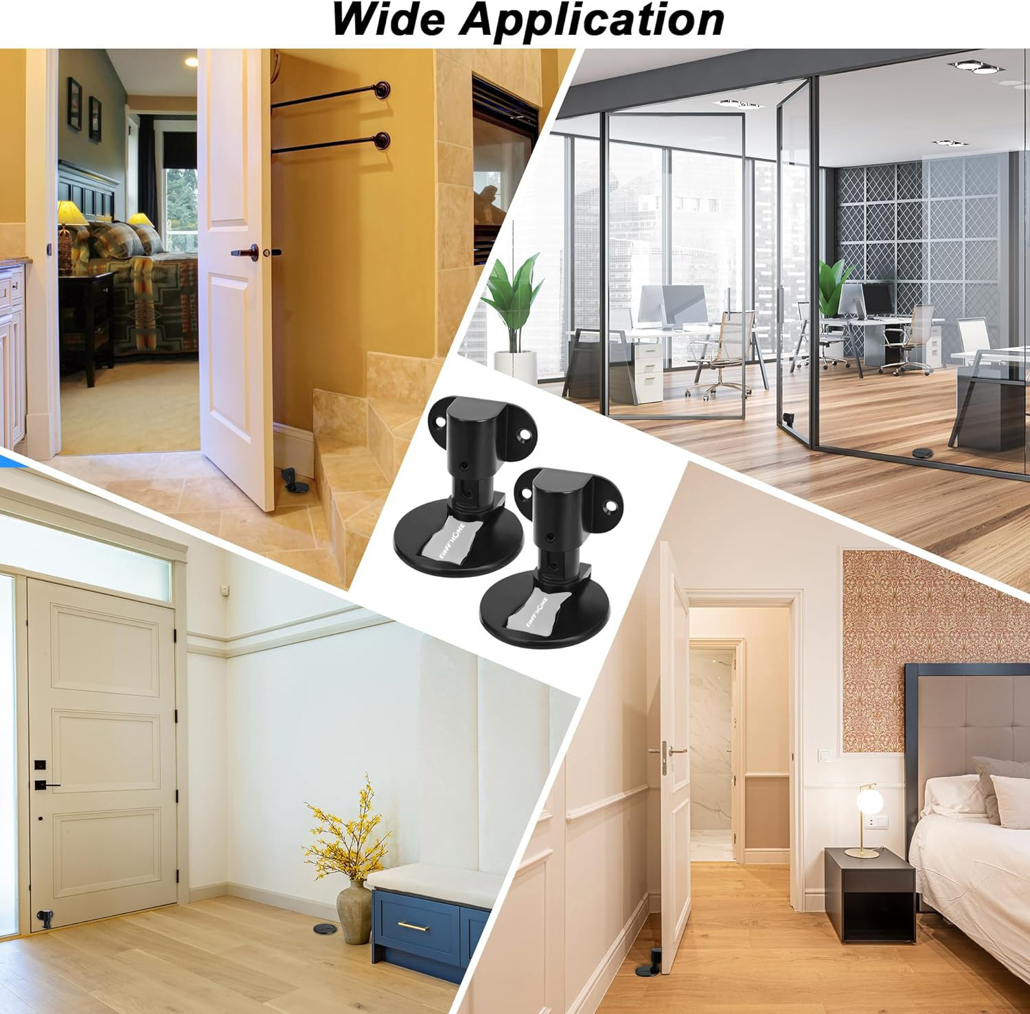 TaffHOME Penahan Pintu Model Slot Anti Collision Magnetic Door Stopper - XS-X018 Gambar produk TaffHOME Penahan Pintu Model Slot Anti Collision Magnetic Door Stopper - XS-X018