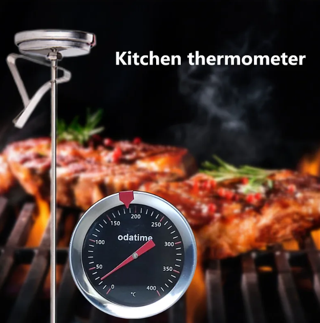 Odatime Termometer Celup Makanan Kitchen Temperature BBQ Oven Meals - TH5200 Gambar produk Odatime Termometer Celup Makanan Kitchen Temperature BBQ Oven Meals - TH5200