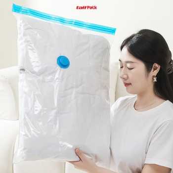 Gambar produk TaffPACK Kantong Plastik Vakum Pakaian Multifungsi Vacuum Bag 1 PCS 80x110cm - YK-1000