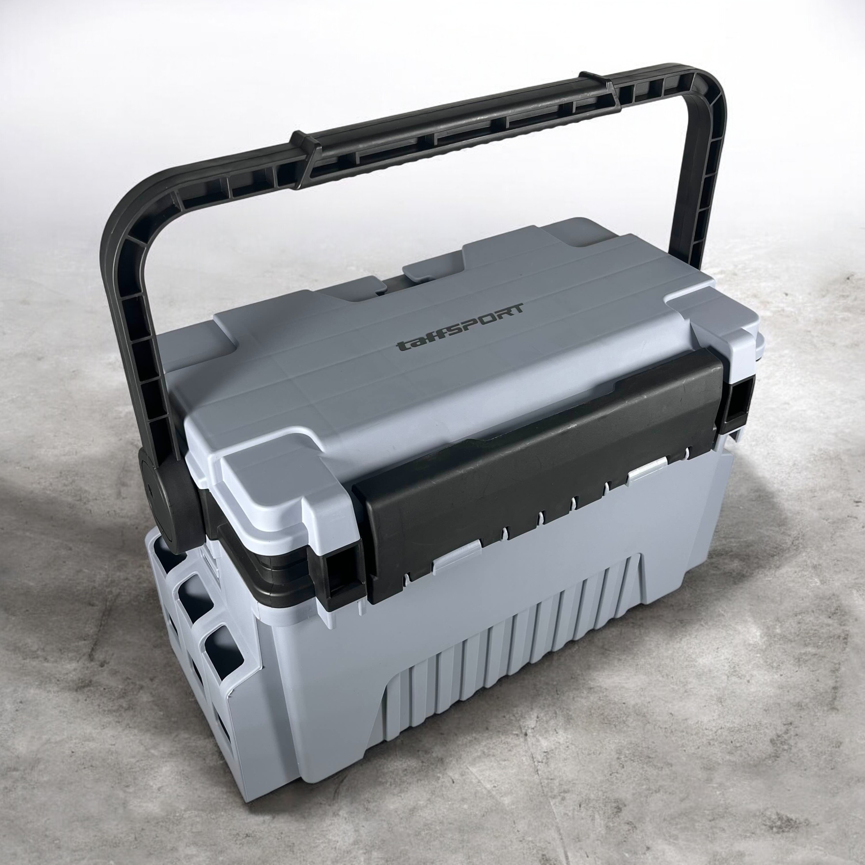 TaffSPORT Kotak Perkakas Pancing Fishing Tackle Box Double Layer 12L - JF-31 Gambar produk TaffSPORT Kotak Perkakas Pancing Fishing Tackle Box Double Layer 12L - JF-31