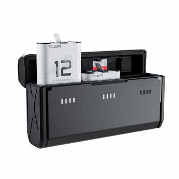 Gambar produk TELESIN Charger Baterai Box Kamera GoPro Hero 9 to 12 with 2 Battery - S0-ECB-01-TGP