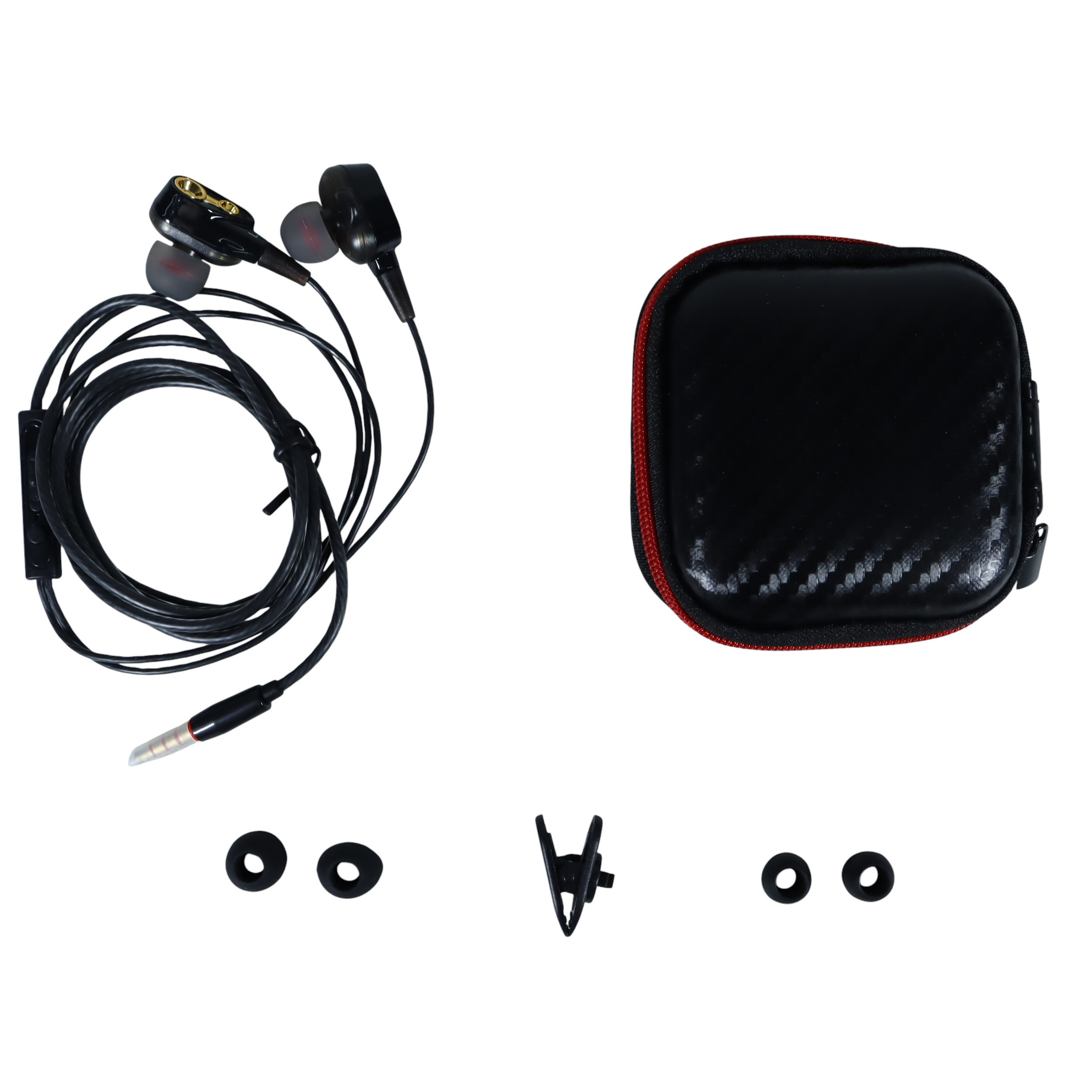 QKZ Dual Driver Earphone HiFi Dengan Mic - QKZ-CK8 Gambar produk QKZ Dual Driver Earphone HiFi Dengan Mic - QKZ-CK8