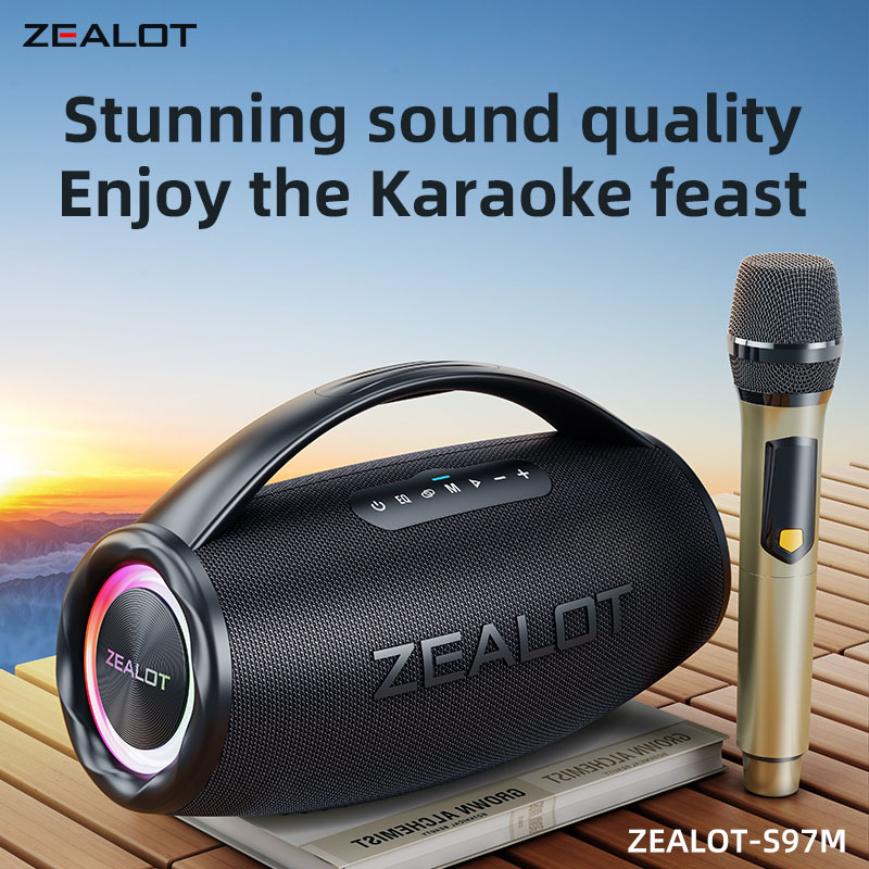 Gambar produk ZEALOT Speaker Bluetooth Portable Subwoofer Dual Pairing 16000mAh - S97M