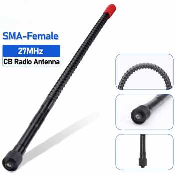 Gambar produk Baofeng Antena HT Walkie Talkie Radio Handheld Telescopic 27MHz SMA-Female - BF-601