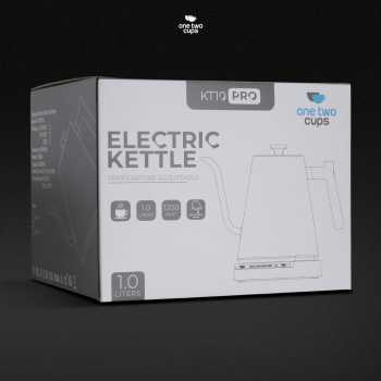 Gambar produk One Two Cups Teko Listrik Kopi Pemanas Air Leher Angsa 1200W 1L - KT10 PRO