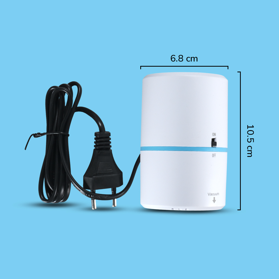 MAXIMA Pompa Vakum Baju Elektrik Vacuum Bag Pump EU Plug - GR-202 Gambar produk MAXIMA Pompa Vakum Baju Elektrik Vacuum Bag Pump EU Plug - GR-202