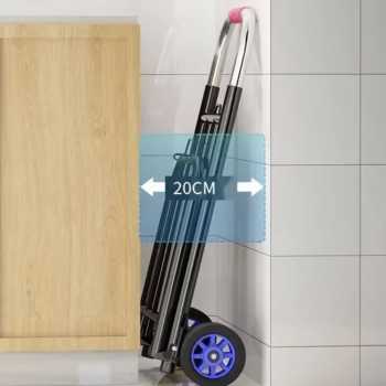 Gambar produk HAOTOOLS Troli Barang Lipat Foldable Trolley Telescopic Rubber Wheels - HT-28