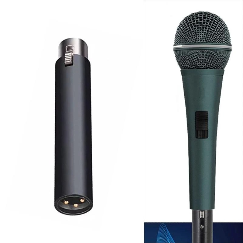 Alloet Microphone Preamplifier Gain Booster Low Noise XLR 28dB 48V - DM1 Gambar produk Alloet Microphone Preamplifier Gain Booster Low Noise XLR 28dB 48V - DM1