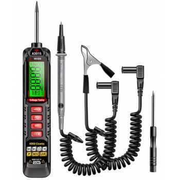 Gambar produk ANENG Digital Multimeter Tespen 2in1 Tester AC Voltage NCV 4000 Count - A3015