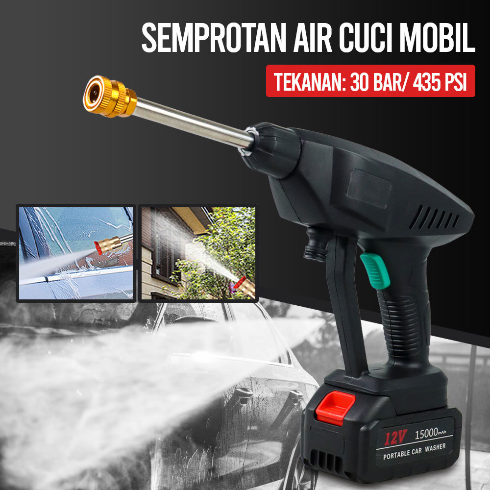 SEATEN Semprotan Air Cuci Mobil High Pressure 30BAR with 5M Hose - PT008-01 Gambar produk SEATEN Semprotan Air Cuci Mobil High Pressure 30BAR with 5M Hose - PT008-01
