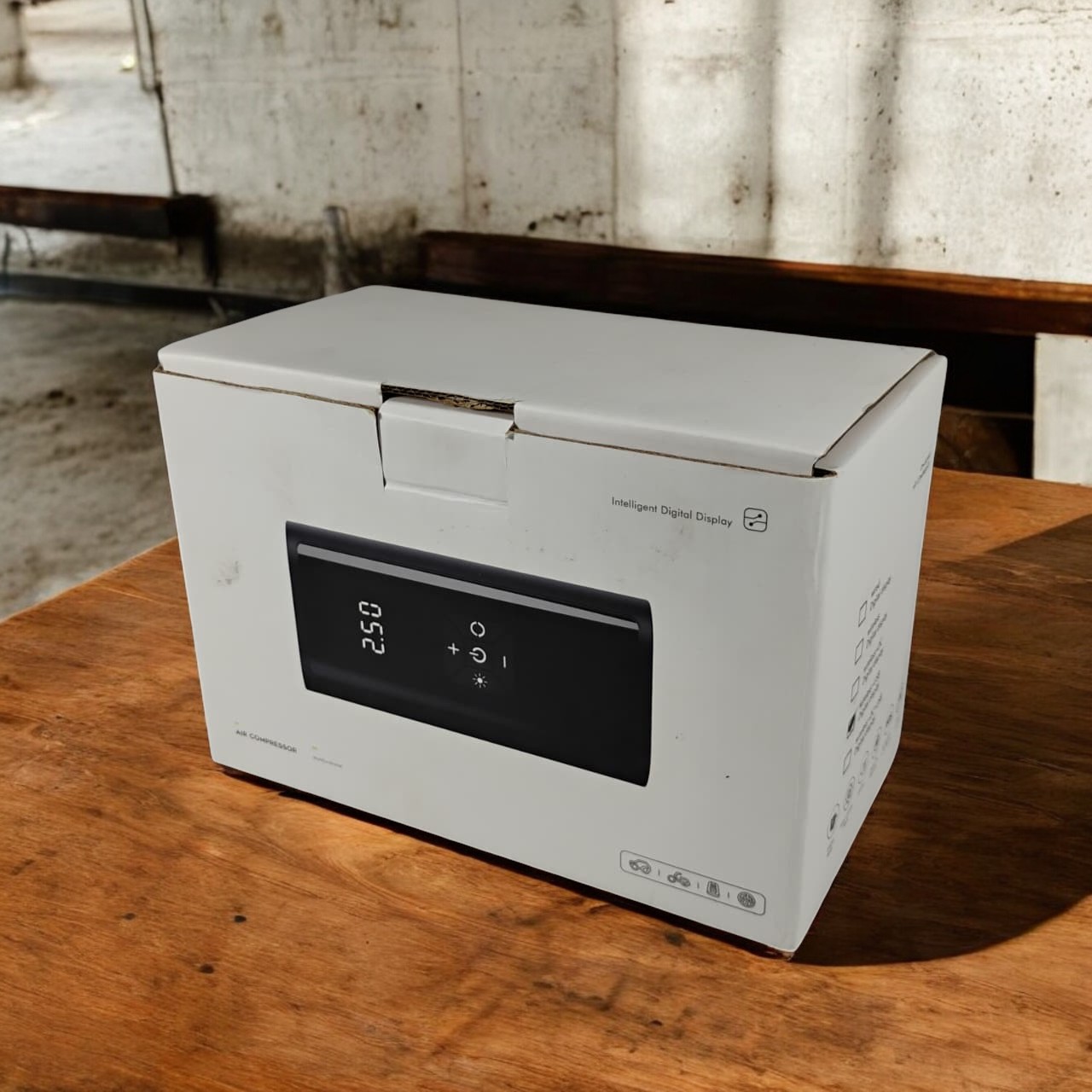 Gambar produk SUITU Pompa Ban Elektrik Wireless Tire Inflator with Display 2000mAh - EG216