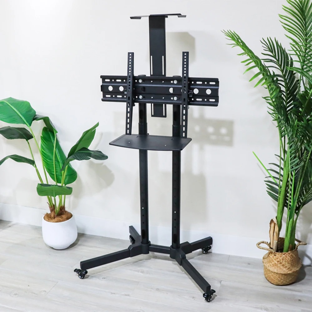 IBOWZ Bracket TV Floor Stand Wheel VESA 600x400 for 32-65 Inch TV - 1500B Gambar produk IBOWZ Bracket TV Floor Stand Wheel VESA 600x400 for 32-65 Inch TV - 1500B