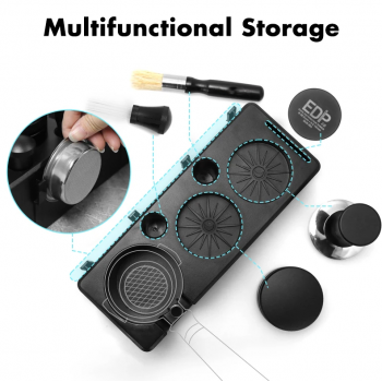 Gambar produk ALLKISSCAFE Coffee Tamper Station Espresso Portafilter 245x100x77mm - AK345