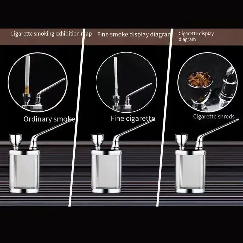 YAJUE Filter Rokok Air Water Smoking Hookah Pipe Stainless Steel - ZF500 Gambar produk YAJUE Filter Rokok Air Water Smoking Hookah Pipe Stainless Steel - ZF500