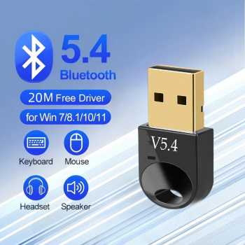 Kebidu Adapter Bluetooth 5.4 USB Dongle Receiver Transmitter - KD-54