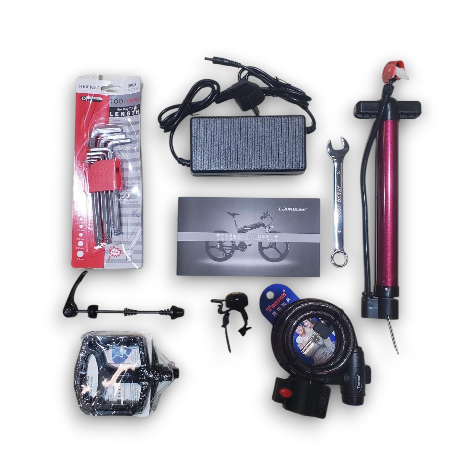 Lankeleisi Sepeda Listrik Gunung MTB 36V 10.4Ah - RS600 Gambar produk Lankeleisi Sepeda Listrik Gunung MTB 36V 10.4Ah - RS600