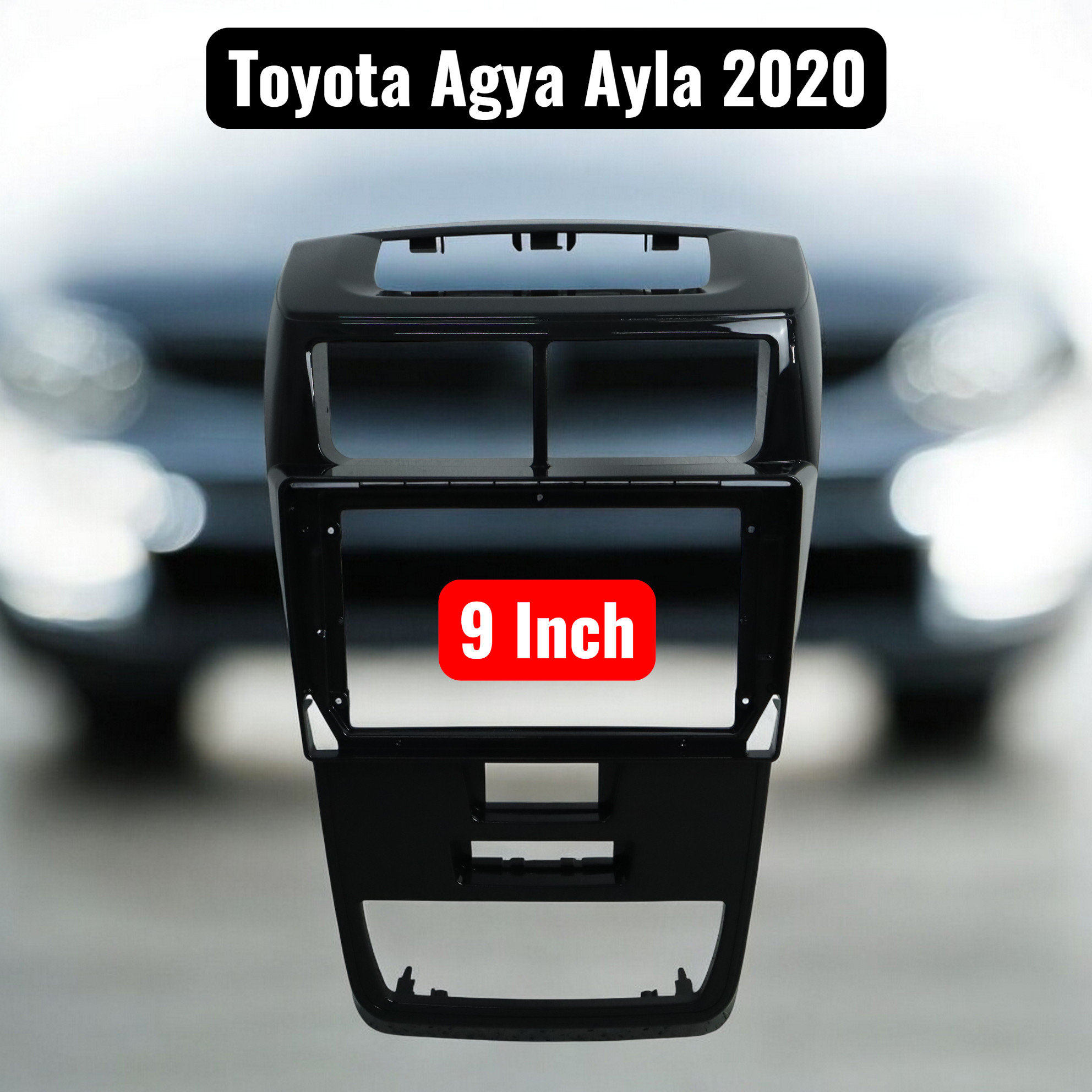 KUFINE Frame Head Unit ABS 9 Inch Car Player Toyota Agya Ayla 2020 - KF-20 Gambar produk KUFINE Frame Head Unit ABS 9 Inch Car Player Toyota Agya Ayla 2020 - KF-20