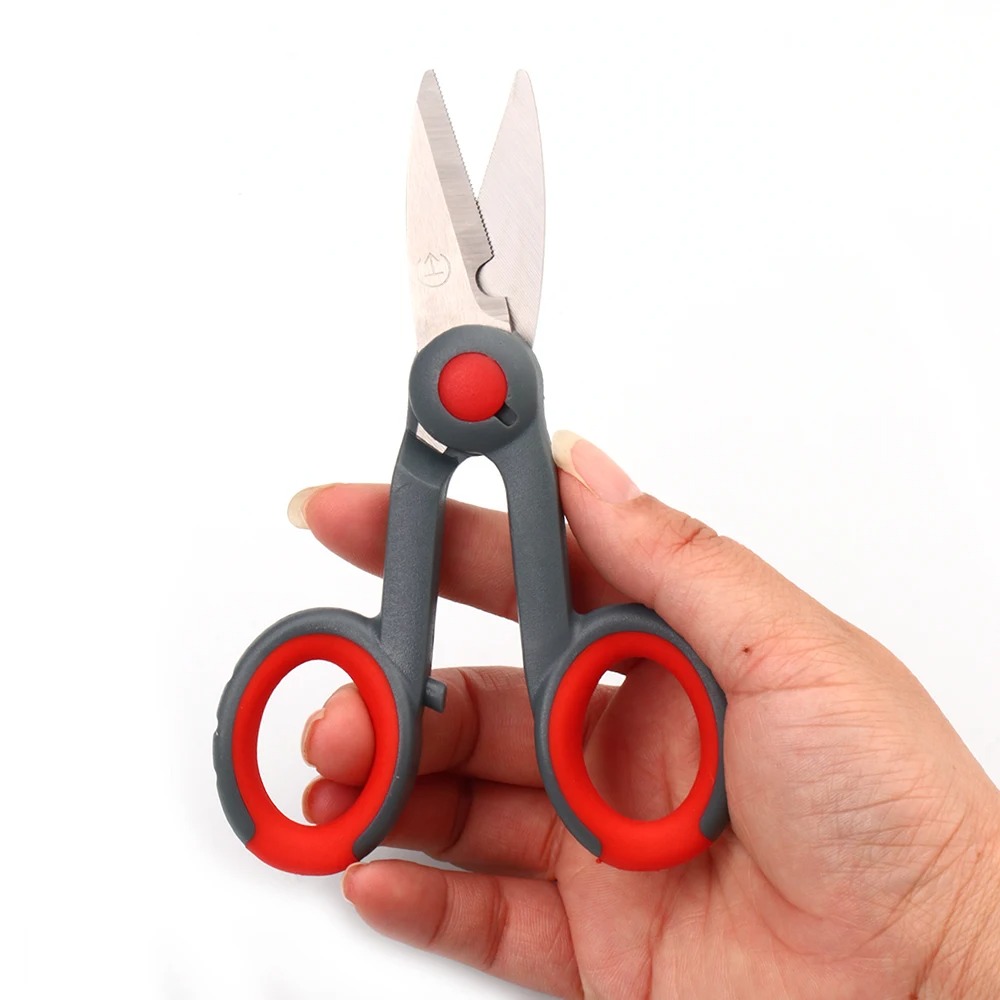 SAMOLLA Gunting Multifungsi Stainless Steel 420 Fishing Scissor - SM-42 Gambar produk SAMOLLA Gunting Multifungsi Stainless Steel 420 Fishing Scissor - SM-42