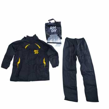 Gambar produk Rhodey Jas Hujan Setelan Motor Visor Polyester Waterproof Raincoat XL - ZY-8119