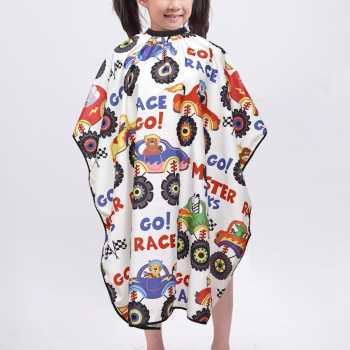 TYPE Kain Kip Anak Barbershop Haircut Apron Polyester 120x80cm - T-12