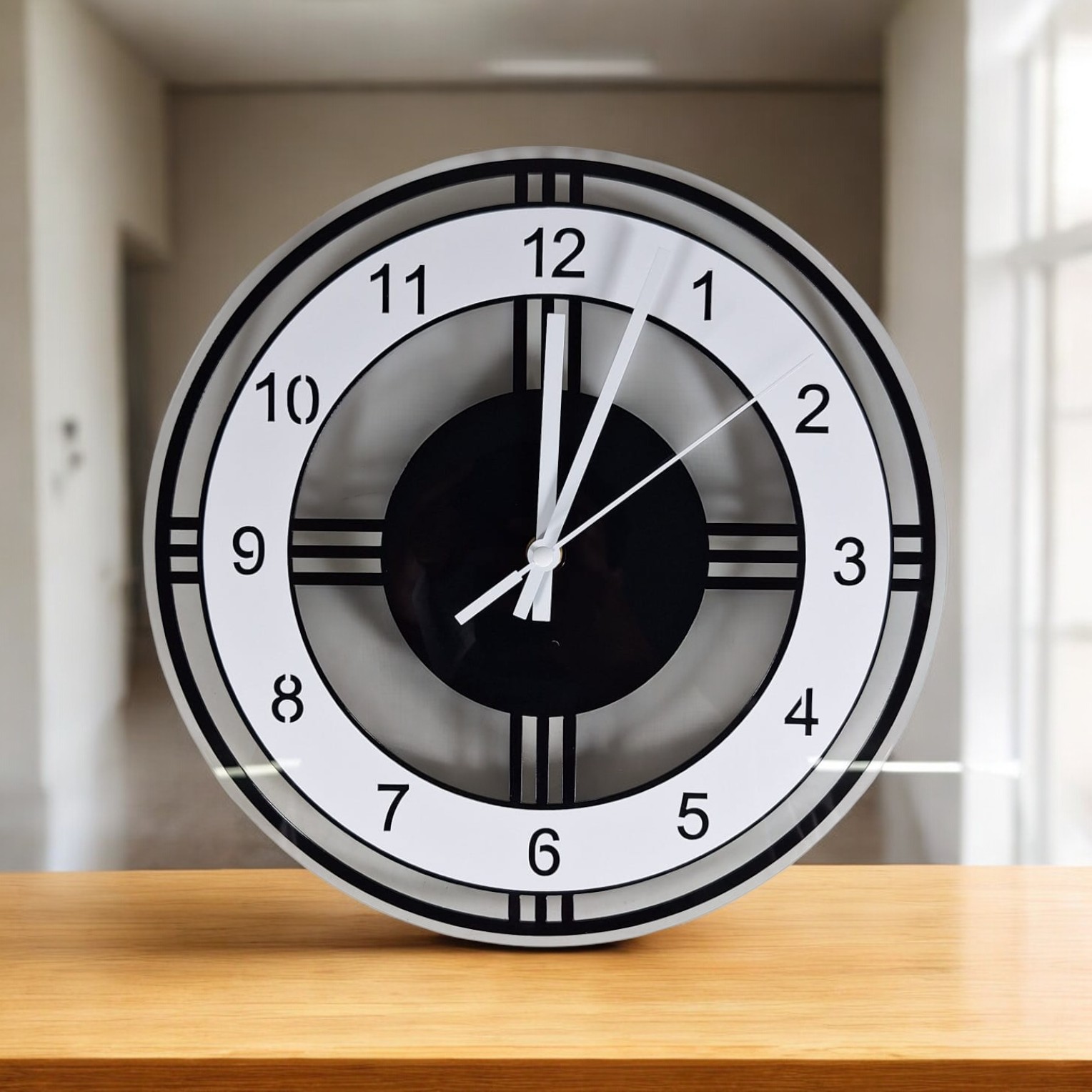 VOSARREA Jam Dinding Quartz Creative Design Simple Modern 30cm - E163 Gambar produk VOSARREA Jam Dinding Quartz Creative Design Simple Modern 30cm - E163