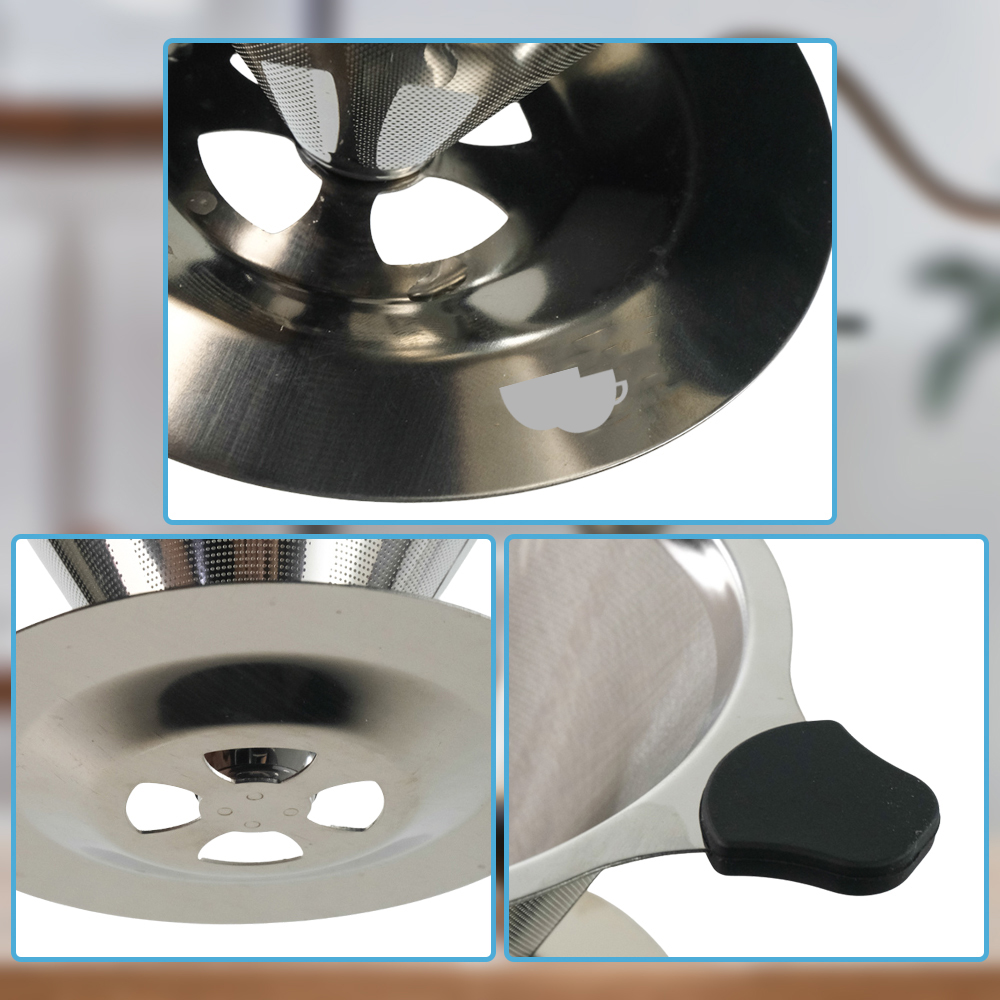 Gambar produk One Two Cups Filter Penyaring Kopi V60 Double Layer Coffee Filter