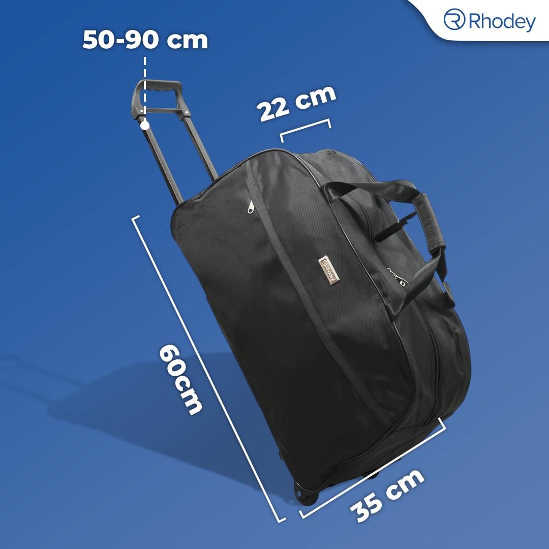 Rhodey Tas Koper Duffle Travel Bag with Trolley Size L Gambar produk Rhodey Tas Koper Duffle Travel Bag with Trolley Size L