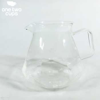 Gambar produk One Two Cups Teko Kopi Coffee Server V60 Drip Kaca Borosilikat 600ml - LCS38