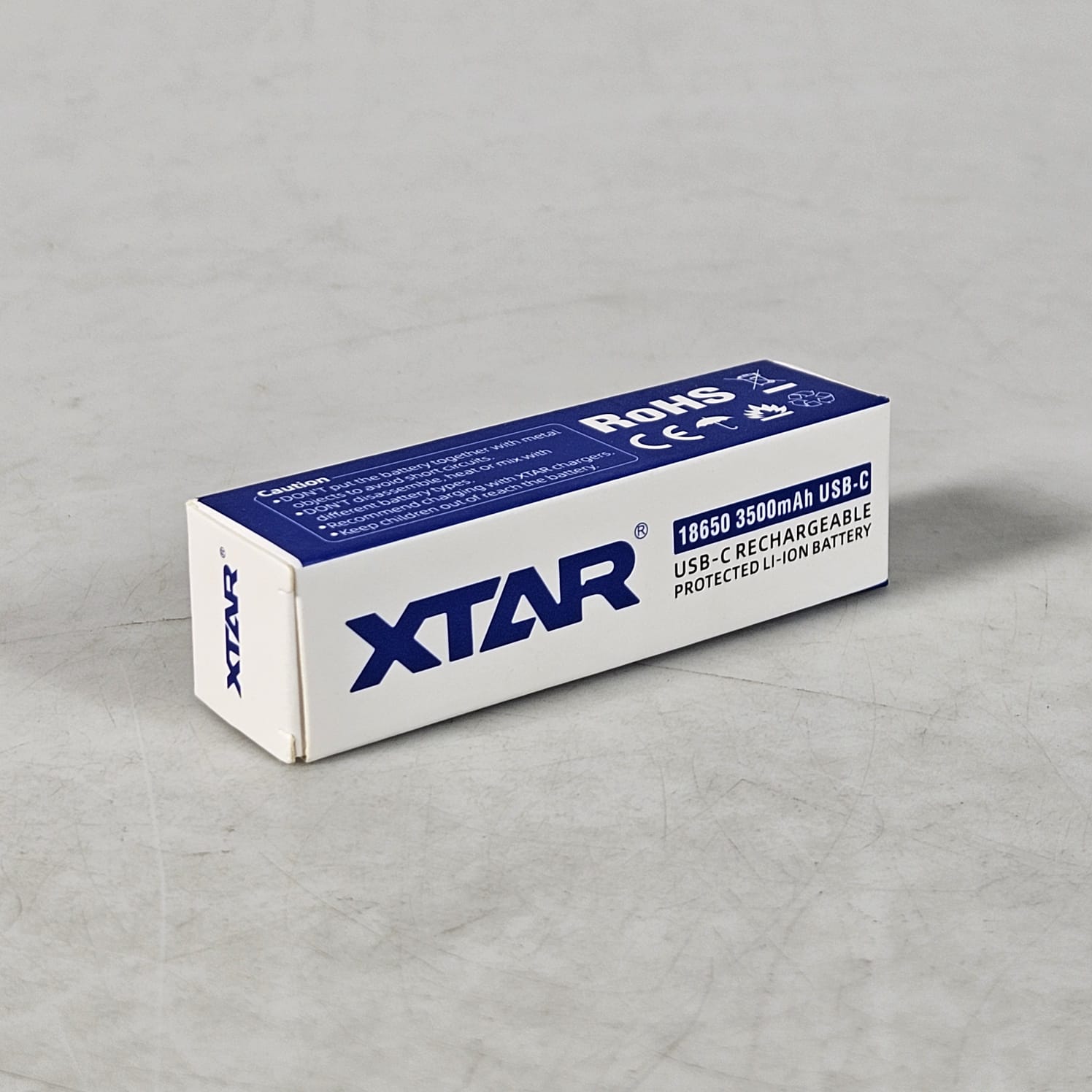 Gambar produk XTAR Baterai Rechargeable 18650 Li-Ion 3500mAh Type C 3.6V 10A 1 PCS - XT-35