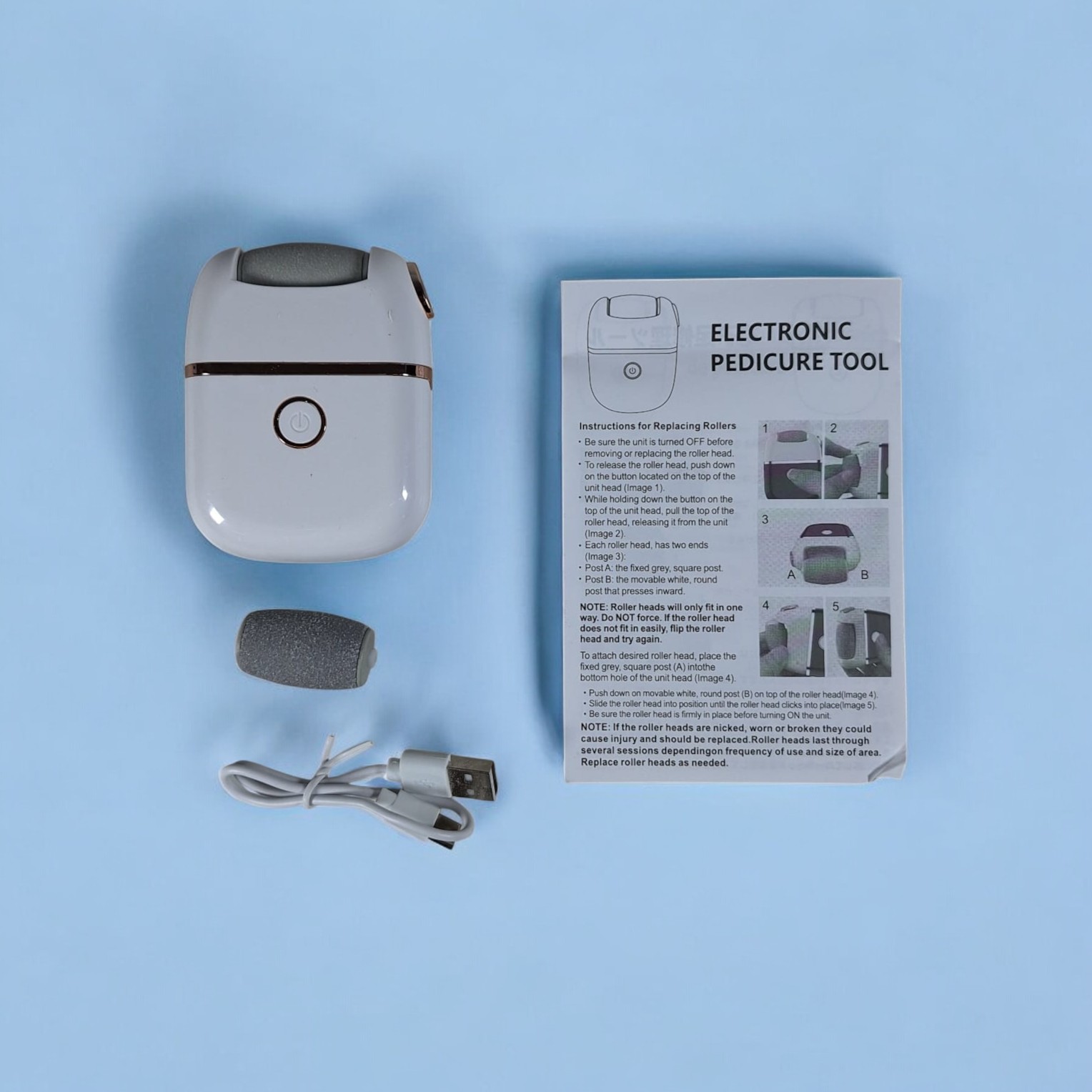 Ms.Dear Penghalus Tumit Kaki Elektrik Pedicure Foot Grinder Dead Skin - CJY-8688 Gambar produk Ms.Dear Penghalus Tumit Kaki Elektrik Pedicure Foot Grinder Dead Skin - CJY-8688