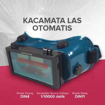 TaffGUARD Kacamata Las Otomatis Auto Darkening Welding Goggles - HW09