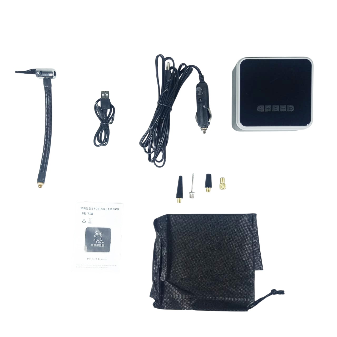 KESHI Pompa Angin Ban Mobil Elektrik Tire Inflator Air Pump Wireless - PR-718 Gambar produk KESHI Pompa Angin Ban Mobil Elektrik Tire Inflator Air Pump Wireless - PR-718