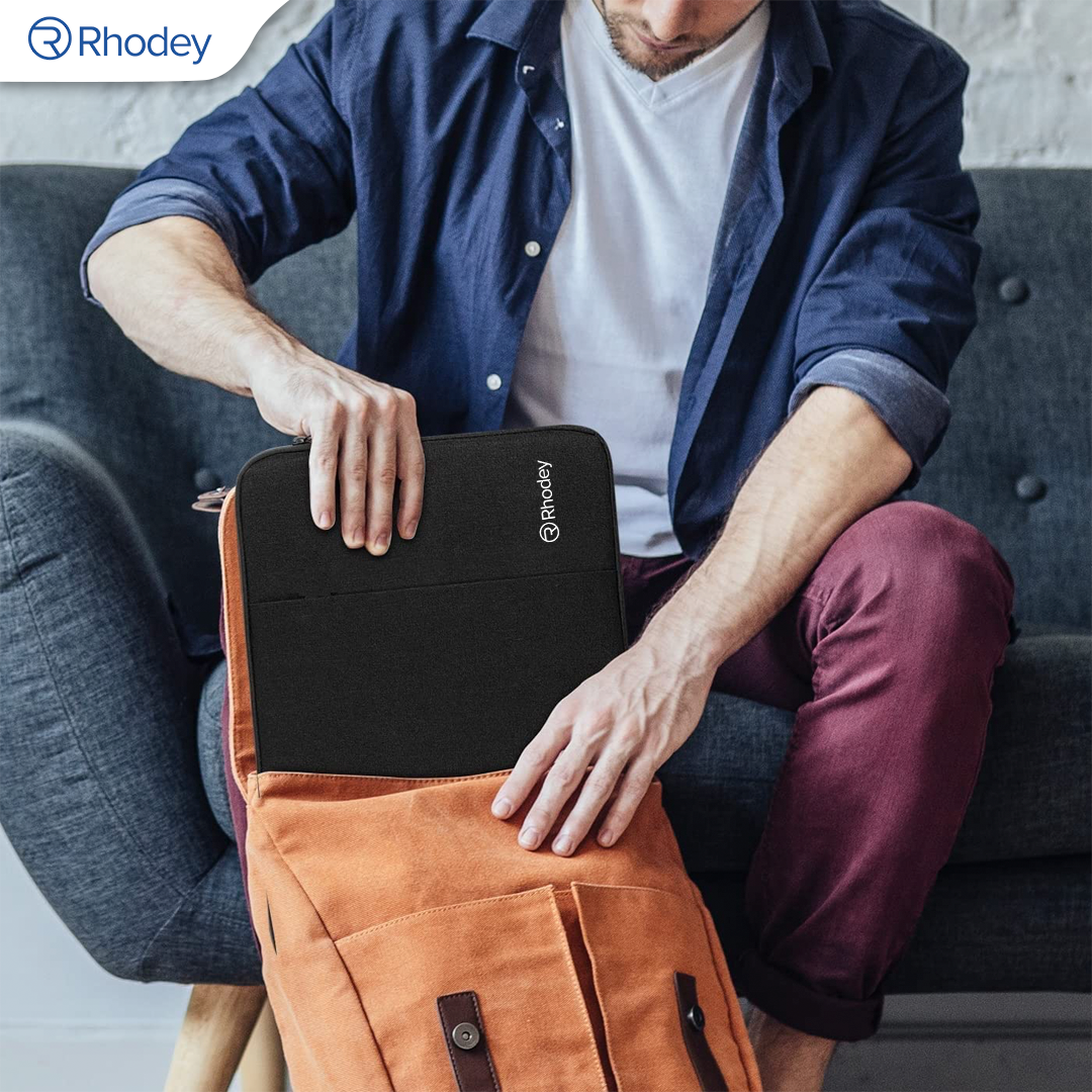 Rhodey Sleeve Case Laptop Waterproof Polyester Neoprene Bag 11/12 Inch - L123F Gambar produk Rhodey Sleeve Case Laptop Waterproof Polyester Neoprene Bag 11/12 Inch - L123F