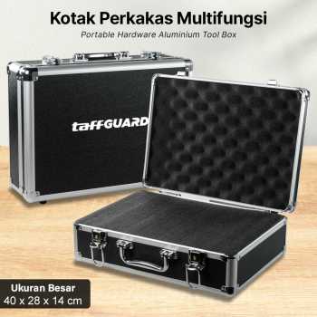 TaffGUARD Kotak Perkakas Multifungsi Portable Hardware Aluminium Box - Le01