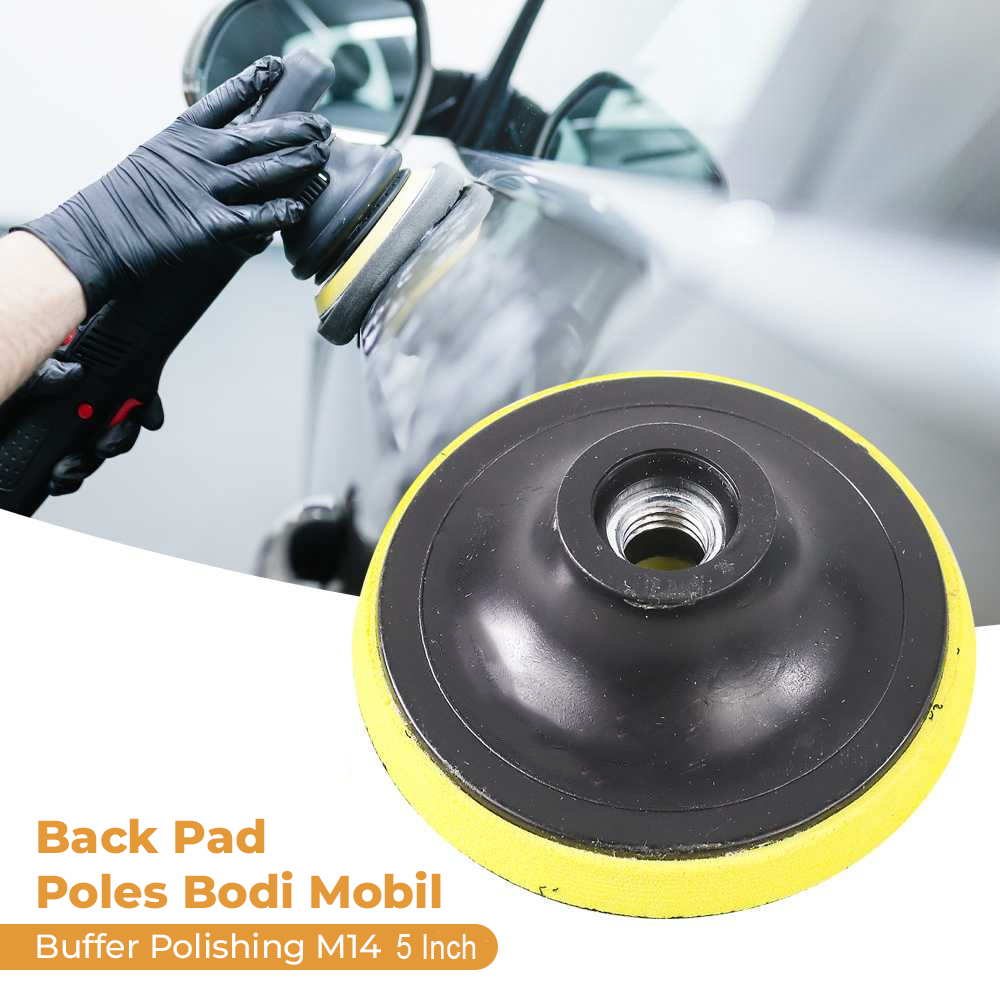 BOJECHER Back Pad Poles Bodi Mobil Wol Buffer Polishing M14 5inch - BJ81 Gambar produk BOJECHER Back Pad Poles Bodi Mobil Wol Buffer Polishing M14 5inch - BJ81